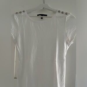 White TShirt - Buttons